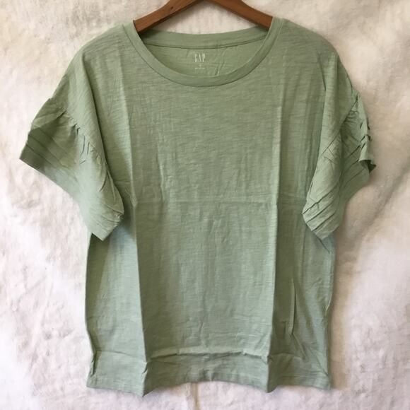 GAP Factory Green Easy Bell Sleeve T-Shirt - Picture 3 of 11